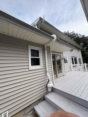 Exterior Radon Fan Installation