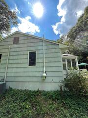 Exterior Radon Fan and Piping