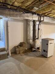 Basement Radon Piping