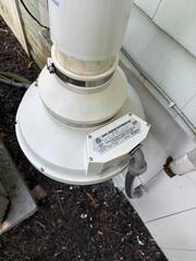 Exterior Radon Fan - Close-Up