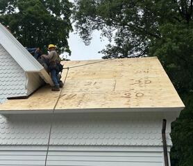 Tracking Plywood Installation