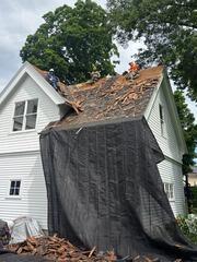 Beginning the Garage Roof Tear-Off