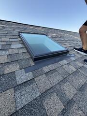 Completed Skylight Flashing