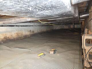Drainage Matting Beneath CleanSpace Liner