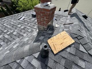 Completed Chimney Cricket and Lead Flashing