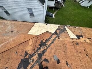 Installing New CDX Plywood