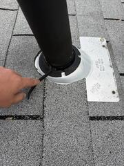 Deteriorated Plumbing Vent Flashing