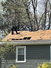 Removing Damaged Roof Decking