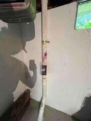 Interior Radon Mitigation Piping