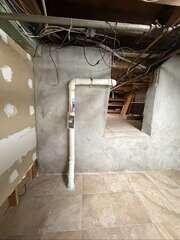 Interior Radon Piping - After