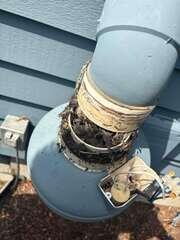 Existing Radon Fan - Before