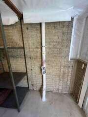 Interior Radon Extraction Piping - After