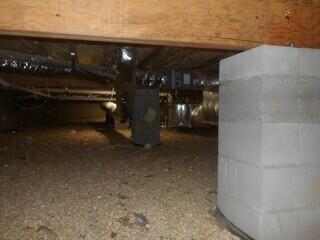 Gravel Crawl Space