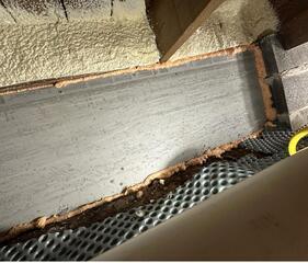 Rim joist insulation