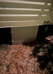 This is what a crawl space entry door should look like