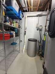 Existing Radon Piping - Basement