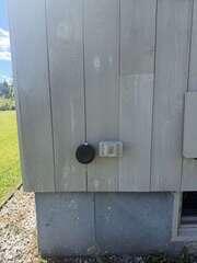 Exterior Wall - Location of Existing Radon Fan