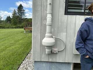 Existing Radon Fan - Before