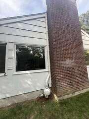 Exterior Radon Piping - After