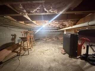 Crawl Space Extraction Piping