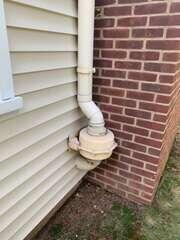 Existing Fan and Pipe Connection - Before