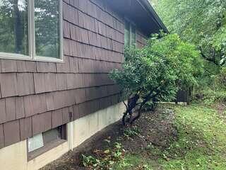 Exterior Piping Location - Before