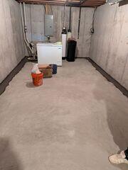 This area will now remain dry and healthy thanks to the work from our crew. The sub-floor drainage system along the walls will gather leaks and send them directly to the new sump pump.