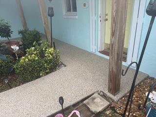 Concrete Front Porch Transformation with Vuba Stone Concrete Coating