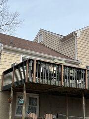 Siding the deck area