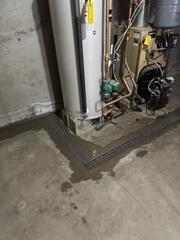 Trench Drain Around Utilities