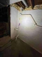 Interior Radon Mitigation Piping