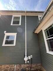 Completed Exterior Radon Vent System