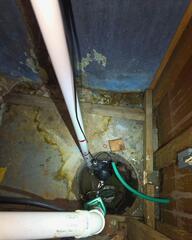 Clogged Sump Pump System