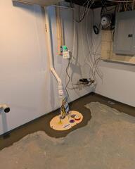 Adding in a Sump Pump