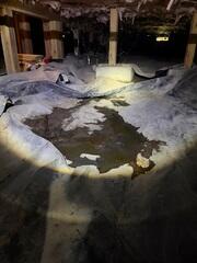 Standing Water Inside of Crawl Space