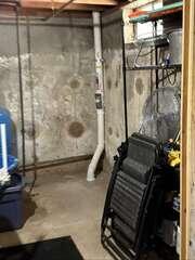 Interior Radon Extraction Piping