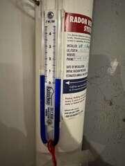 Radon System Vacuum Pressure Indicator