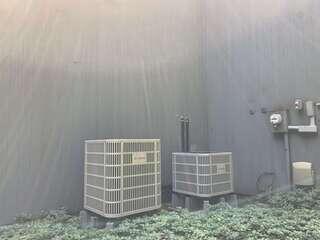 Exterior Venting Beside HVAC Equipment