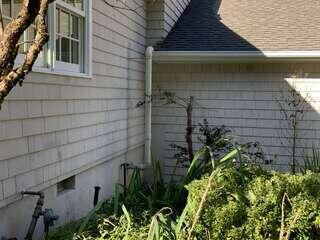 Existing Exterior Pipe Routing