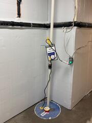 Installed Sump Pump and Foamax Insulation Panels!