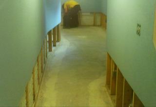Basement Before Restoration 