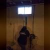 The wall anchor being installed here will stabilize the bowing wall, and hopefully straighten it over time. This is achieved by tightening the bolt you can see in the middle of the anchor plate.