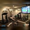 Updated the home gym with a new flat screen TV and added music to enjoy while working out.