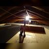 Air sealed and insulated attic with TruSoft cellulose insulation to R60. Are sealed and insulated storage deck using SilverGlo insulation board.