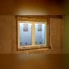 The window from the inside of the home.