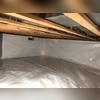 Team Woods installed a CleanSpace encapsulation system into the crawl space to completely seal the walls and floor. This inorganic vapor barrier system will block out all external elements from entering inside.
