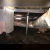 SmartJacks are steel crawl space support columns capable of supporting 60,000 pounds each.