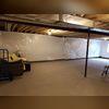 This unfinished space wasn't very bright or inviting.