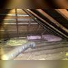 Often, we see where additional sections of batt insulation have been laid where there is no insulation in the attic, in hopes this will fix the problem with hot and cold spots. However, it really is not offering any relief for the homeowners. Fiberglass is only effective when enclosed on all sides...