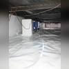 CleanSpace Vapor Barrier installed to prevent moisture from passing through the ground
